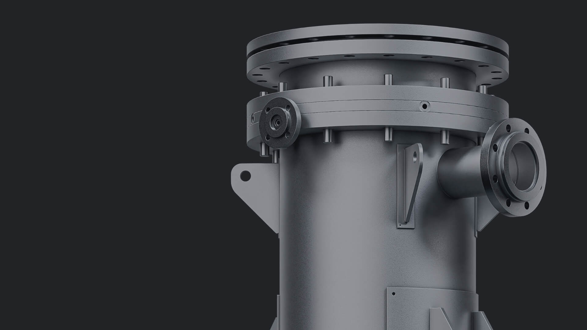 Shell-and-tube heat exchanger for transformer oil cooling
